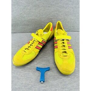 ADIDAS - Yellow Adistar Spikers Spikes Cleats Shoes Size 12.5 B5